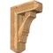 Ekena Millwork Balboa Craftsman Rough Sawn Bracket w/ Offset Brace, Western Red Cedar, 8"W x 22"D x 30"H BKT0806X22X30BOA04RWR - alternate 1